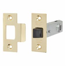 UNION 2648 Tubular Mortice Latch - 91mm Case - 71mm Backset - Square - Polished Brass