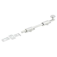 Hampstead French Door Bolt/Flat Section Bolt - 202 x 42mm - Polished Chrome