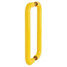 Hoppe AR602/600 Nylon D-Bar Door Pull Handle - Back to Back - 600mm c/c - Golden Yellow
