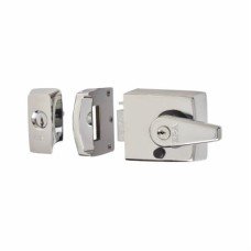 ERA BS3621:2007 Double Locking Nightlatch - 60mm Backset - Polished Chrome Case/Cylinder