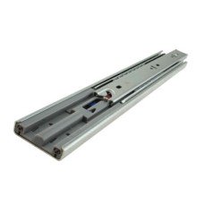 FVG 45.5mm Ball Bearing Soft Close Drawer Runner - Double Extension - 400mm Length - Zinc - 50 Pair