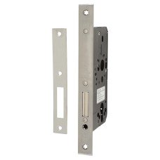 Arrone AR912 DIN Deadlock - 88mm Case - 60mm Backset - Square - Satin Stainless Steel