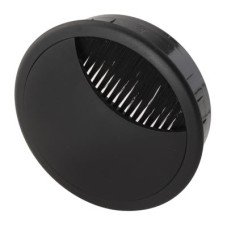 Exel Round Cable Tidy Grommet - 80mm Hole Size - Black - Pack of 10