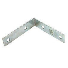 Corner Angle Bracket - 63 x 63 x 15mm - Zinc Plated - Pack of 10