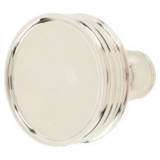 Heritage Brass by M Marcus Venetian Round Cabinet Knob - 32mm Diameter - Polished Nickel