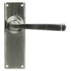 From The Anvil Satin Stainless Steel Latch Door Handle - Avon Range - 152 x 48mm