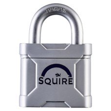 Squire Mercury High Security Padlock - 45mm Body - 19 x 20.5mm Shackle - Silver