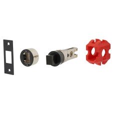 Jigtech Smartbolt Bathroom Bolt - 45mm Backset - Matt Black Jigtech Smartbolt Bathroom Bolt - 45mm Backset - Matt Black