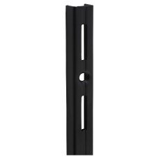 Exel Single Slot Shelf Wall Upright - 1000mm Length - Black