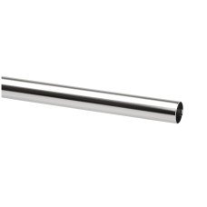 elfa Top Track System - Click In Clothes Hanging Rail - 1245mm Length - Chrome elfa Top Track System - Click In Clothes Hanging Rail - 1245mm Length - Chrome