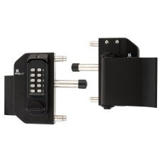 Borg BL3080 External Marine Grade Easicode Pro Push Button Code Lock - Left Hand - Black