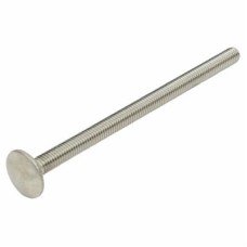 TIMCO Carriage / Coach Bolt - M8 x 130mm - A2 Stainless Steel - Pack of 5