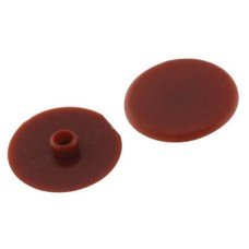 Plastic Cam Cap - 17mm Diameter - Cherry - Pack of 50