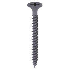 TIMCO Fine Thread Bugle Head Drywall Screws - 3.5 x 38mm - Dark Grey Phosphate - Pack of 1000