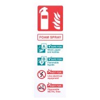 Exel Foam Extinguisher Sign - 100 x 300m...