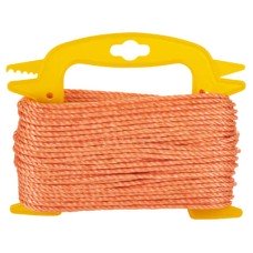 Multi Function Polypropylene Rope - 4mm x 30m Length - Orange