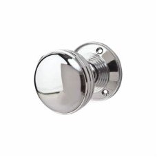 Exel Ringed Mortice Door Knob - 65mm Rose Diameter - Polished Chrome Exel Ringed Mortice Door Knob - 65mm Rose Diameter - Polished Chrome
