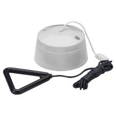 Knightsbridge Part M Compliant 10AX 2 Way Pull Cord Switch - White