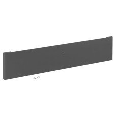 elfa Top Track System - Décor Basket Drawer Front - 600 x 122 x 15mm - Grey