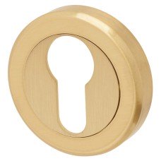 Serozzetta by Carlisle Brass Escutcheon - 50mm Diameter - Euro - Satin Brass