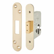 Hampstead Architectural Euro Profile Deadlock - 65mm Case - 44mm Backset - Radius - PVD Brass Hampstead Architectural Euro Profile Deadlock - 65mm Case - 44mm Backset - Radius - PVD Brass