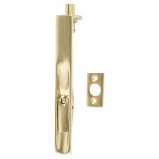 Exel Lever Action Flush Bolt - 150 x 19mm - Polished Brass
