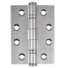 Eclipse Ball Bearing Grade 13 Butt Fire Door Hinge - 102 x 76 x 3mm - Polished Stainless - Pack of 3