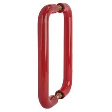 Hoppe AR602/220 Nylon D-Bar Door Pull Handle - Back to Back - 220mm c/c - Rouge Red