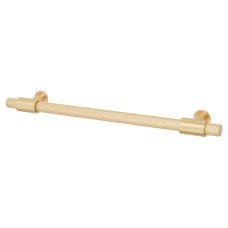 Hampstead Falmouth 12mm Knurled T-Bar Cabinet Pull Handle - 192mm Centres - Satin Brass Hampstead Falmouth 12mm Knurled T-Bar Cabinet Pull Handle - 192mm Centres - Satin Brass