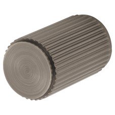 Carlisle Brass Lines Cylinder Cabinet Knob - 18mm Diameter - Anthracite Grey Carlisle Brass Lines Cylinder Cabinet Knob - 18mm Diameter - Anthracite Grey