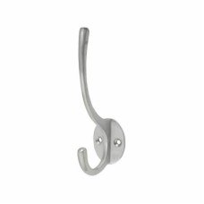 Heritage Brass by M Marcus Victorian Light Duty Single Hat & Coat Hook - 125 x 51mm - Satin Chrome