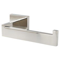 Exel Modern Square Toilet Roll Holder - 170 x 76 x 55mm - Polished Stainless Steel