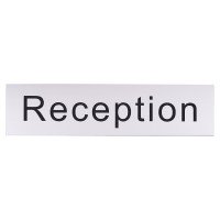 Exel Reception Door Sign - 200 x 50mm - ...