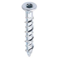 TIMCO Masonry Screw - Countersunk - Zinc Plated - 6 x 40mm - Pack of 100