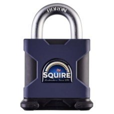 Squire Maximum Security Open Shackle Padlock - 65mm Body - 29 x 29mm Shackle - Blue