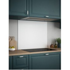 Self Adhesive Glass Kitchen Splashback - 750 x 900mm - Ice White