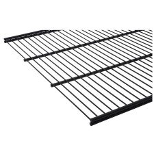 Exel Top Track System - Ventilated Shelf - 600 x 400mm - Black 
