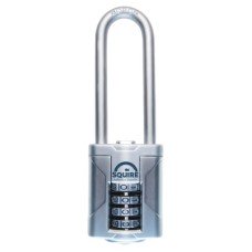 Squire Vulcan Combination Long Shackle Padlock - 40mm Body - 63 x 17mm Shackle - Blue Squire Vulcan Combination Long Shackle Padlock - 40mm Body - 63 x 17mm Shackle - Blue