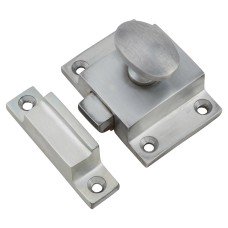 Hampstead Box Style Cupboard Catch - 55 x 40 x 35mm - Satin Chrome 