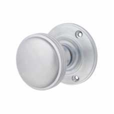 Exel Oxford Mortice Door Knob - 69mm Rose Diameter - Satin Chrome