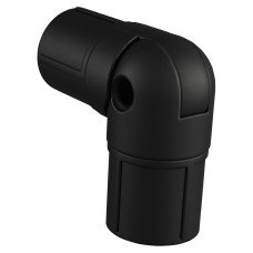 Rothley 25mm Bay Window Curtain Pole Bracket - Matt Black