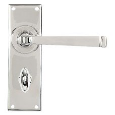 From The Anvil Polished Stainless Steel Bathroom Door Handle - Avon Range - 152 x 48mm