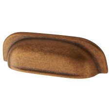 Exel Newly Cabinet Cup Handle - 96mm Centres - Antique Brass