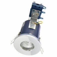 Forum Electralite Yate 50W IP65 Fire Rated LED Fixed Downlight - Chrome