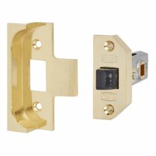 UNION 2650 Rebated Tubular Latch - 64mm Case - 44mm Backset - Polished Brass