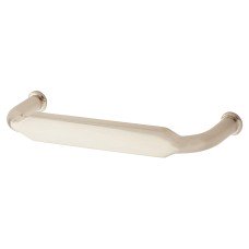 Exel Eton 12mm D-Bar Cabinet Pull Handle - 96mm Centres - Satin Nickel