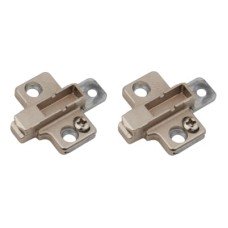 Blum CLIP Cruciform Cabinet Mounting Plate - Screw On - 3mm Spacing - Zinc Diecast - Pair
