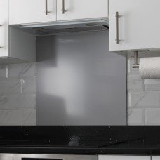 Exel Aluminium Kitchen Splashback - 900 x 750mm - Gloss 9006 Silver Exel Aluminium Kitchen Splashback - 900 x 750mm - Gloss 9006 Silver