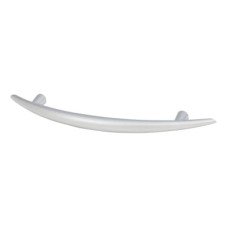 Exel Kiss 2 Curved T-Bar Cabinet Pull Handle - 96mm Centres - Matt Chrome
