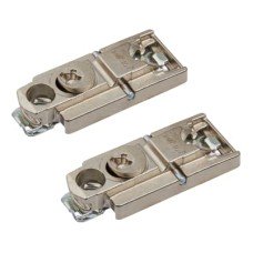 Blum CLIP Straight Cabinet Mounting Plate - Screw On - 0mm Spacing - Zinc Diecast - Pair